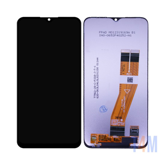 Touch+Display Samsung Galaxy A03 2022/A035G Service Pack Yellow Flex Black